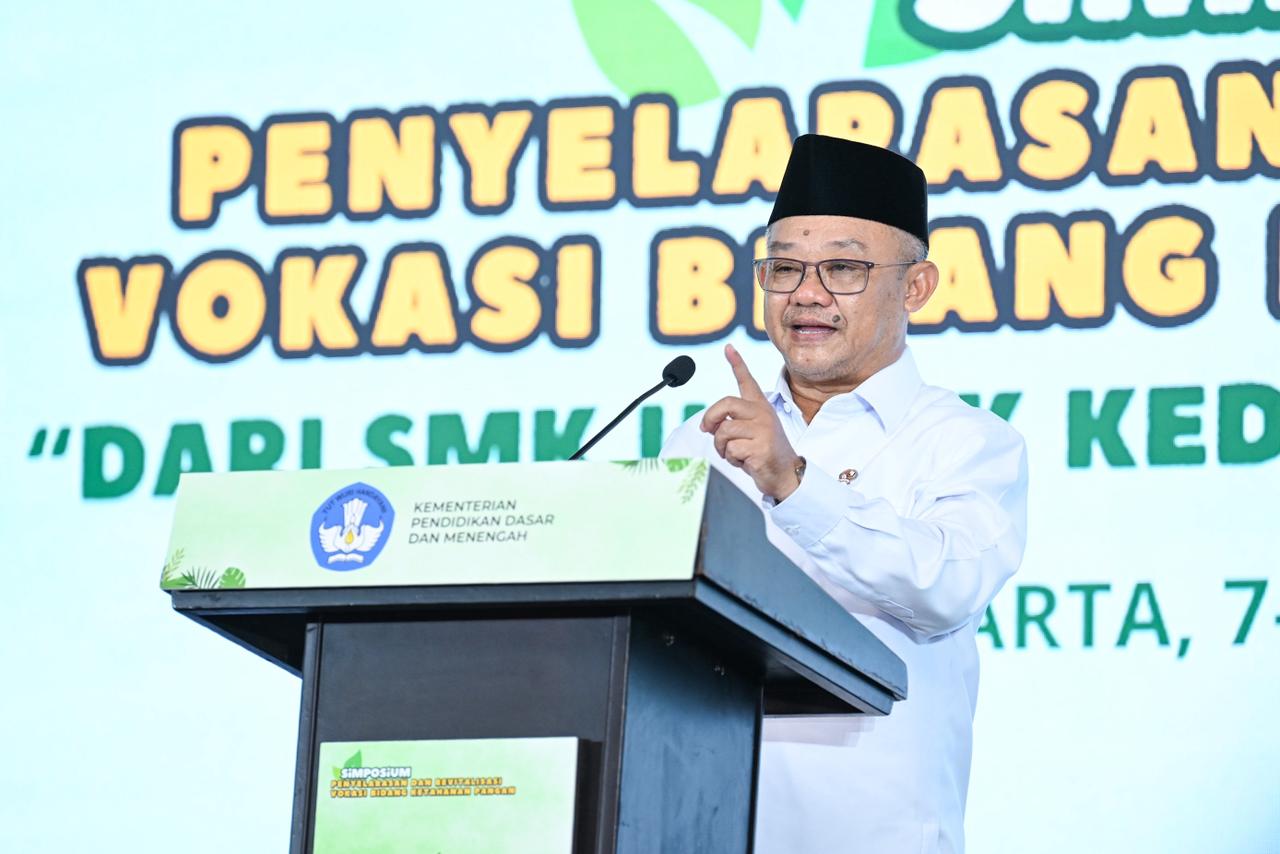 Mendikdasmen: SMK Bidang Pertanian adalah Investasi Strategis Kedaulatan Pangan Indonesia