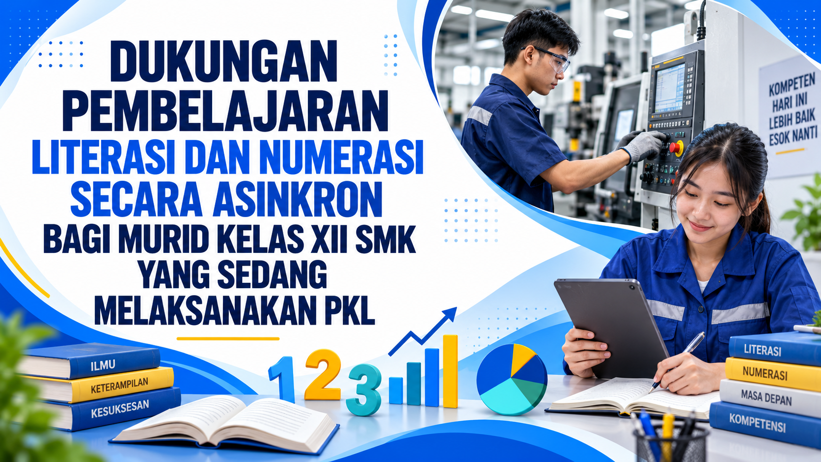 DUKUNGAN PEMBELAJARAN LITERASI DAN NUMERASI SECARA ASINKRON BAGI MURID KELAS XII SMK YANG SEDANG MELAKSANAKAN PKL